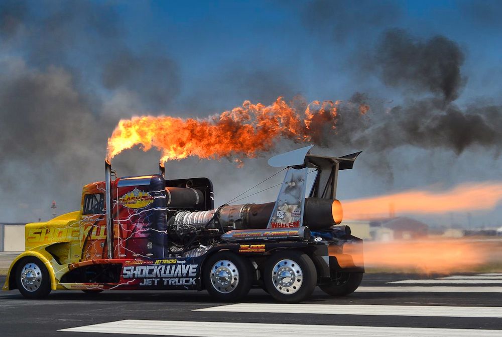 Shockwave Jet Truck Crash