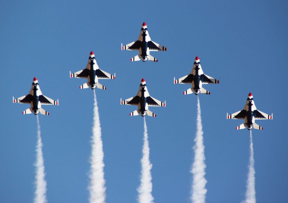 U S Air Force Thunderbirds 2021 CenterPoint Energy Dayton Air Show