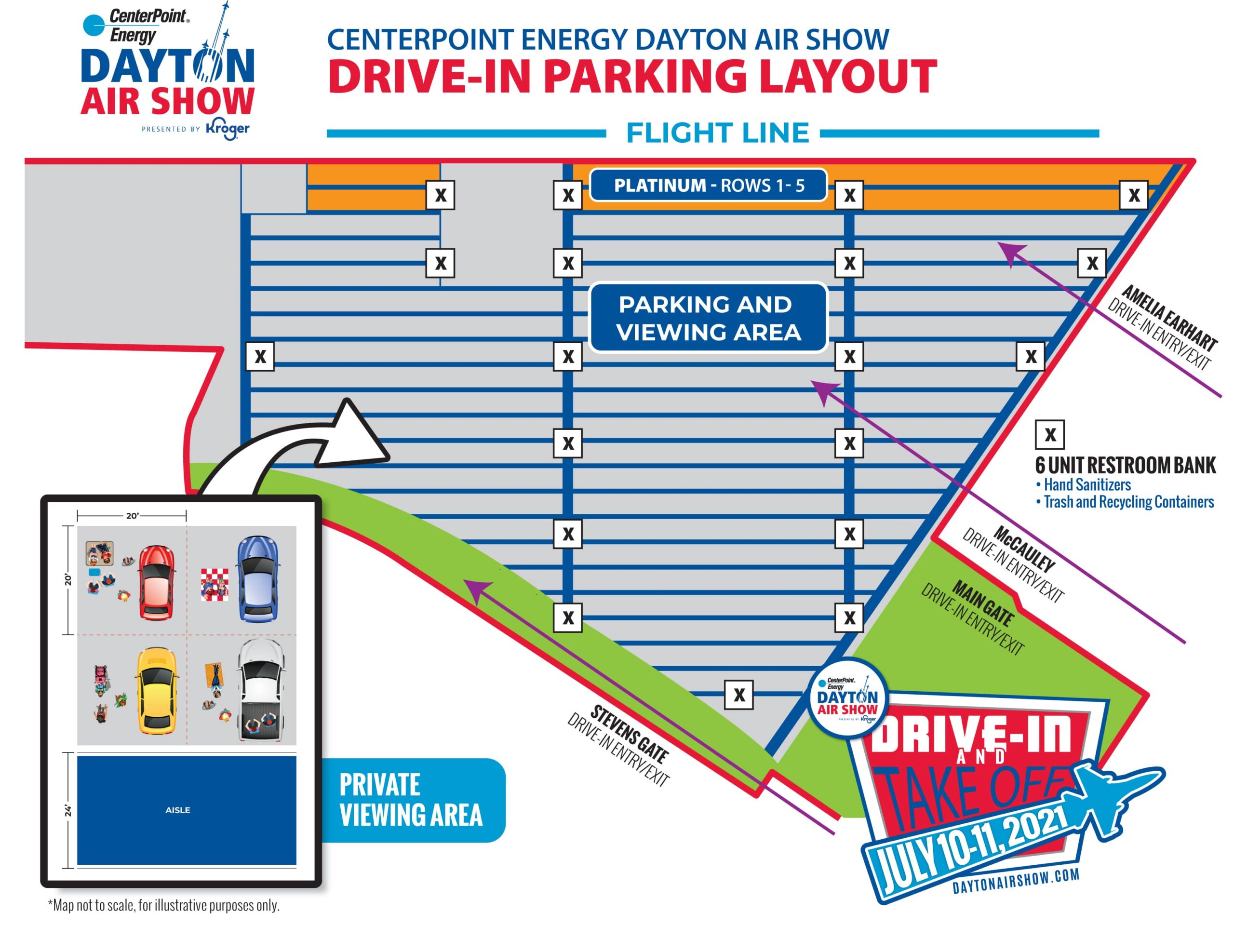 Parking and Directions 2020 Vectren Dayton Air Show