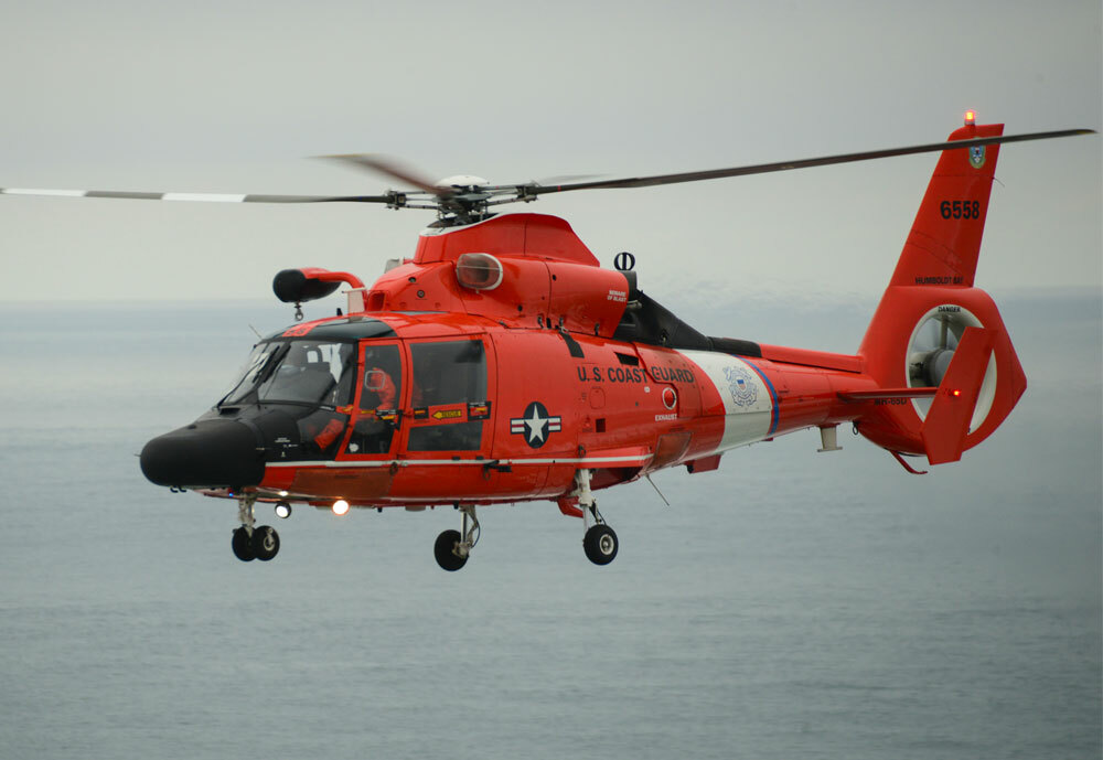 The MH-65 is a short-range recovery helicopter that the Coast Guard has used since 1984.