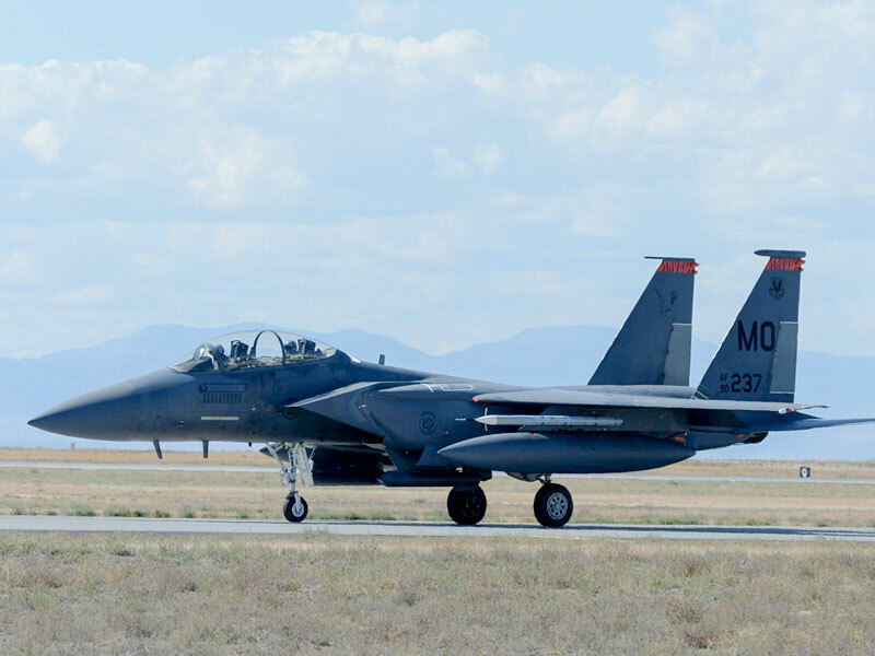 F-15 Strike Eagle Mountain Home Air Force Base